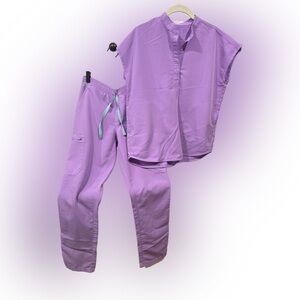 XS Figs Scrub Set, Yola & Rafaela in Lavender